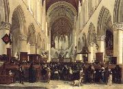 BLEKER, Gerrit Claesz THe Interior of the Grote Kerk,Haarlem France oil painting reproduction